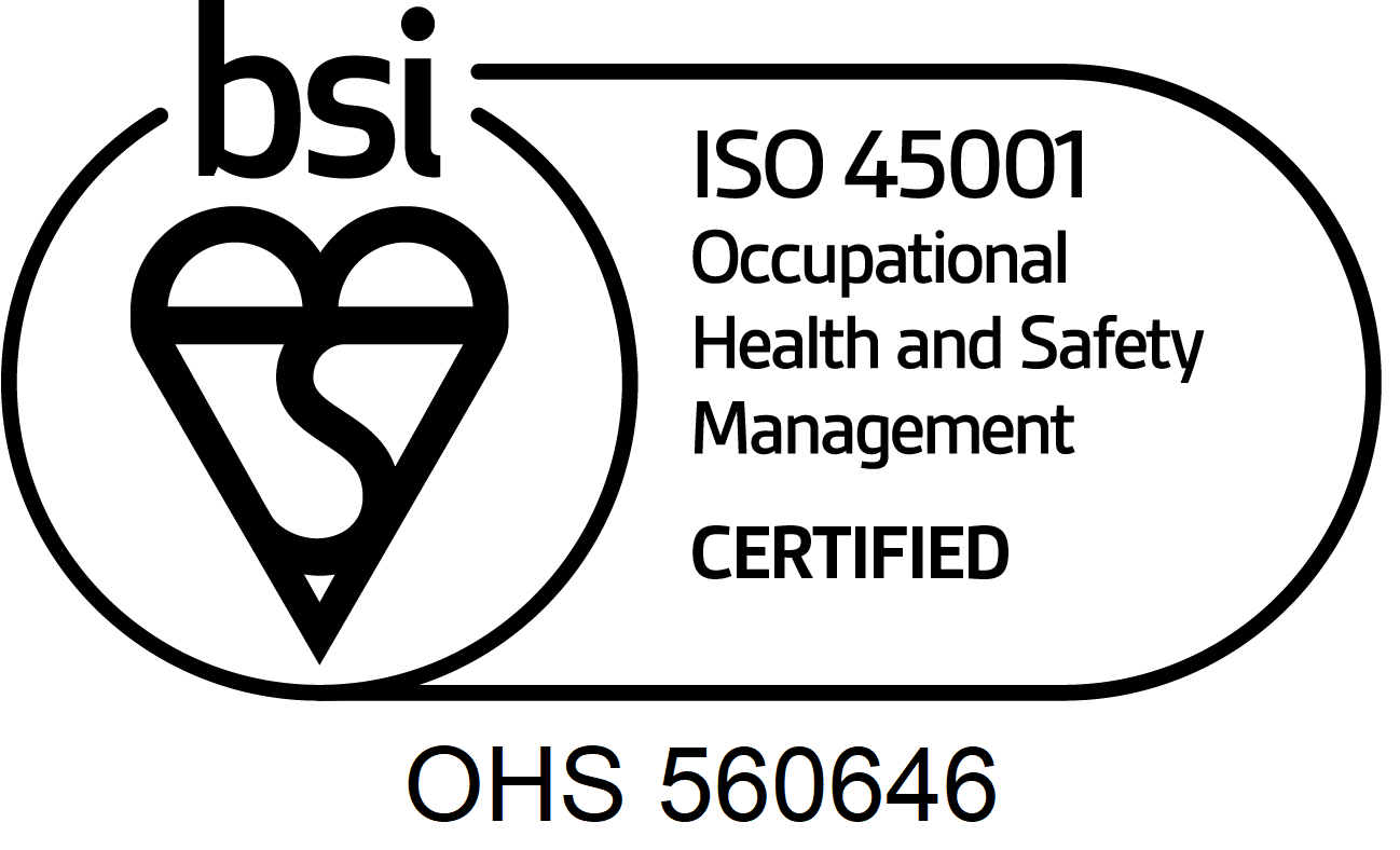 ISO 45001 with cert number